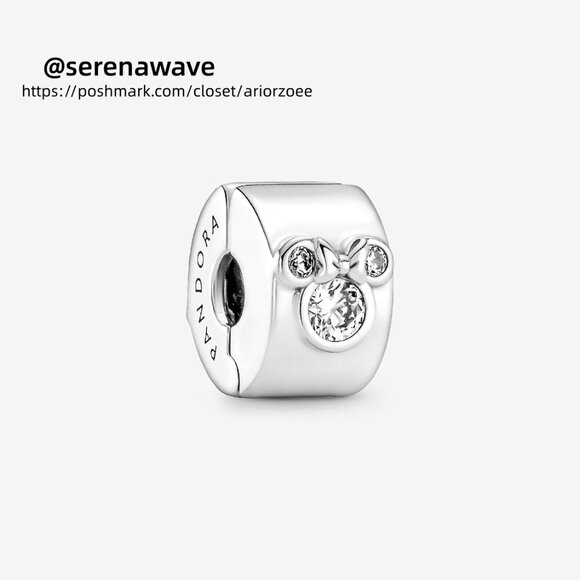 Pandora Disney Mickey Mouse & Minnie Mouse Clip Charm - Picture 1 of 4